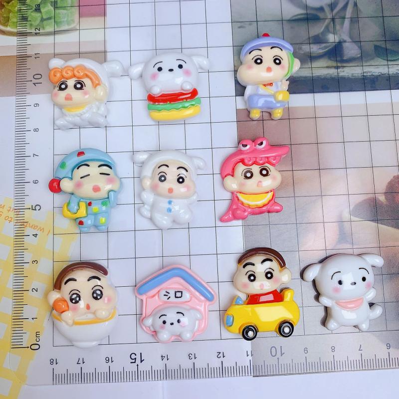 10Pcs/set Crayon Shin-chan Cro - Resin Art Phone Case recension och pris