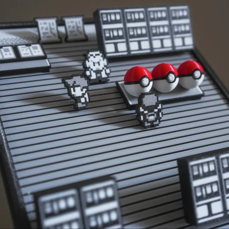 Pokemon Gold Silver Scene Figu - Resin Art Decoration Items recension och pris