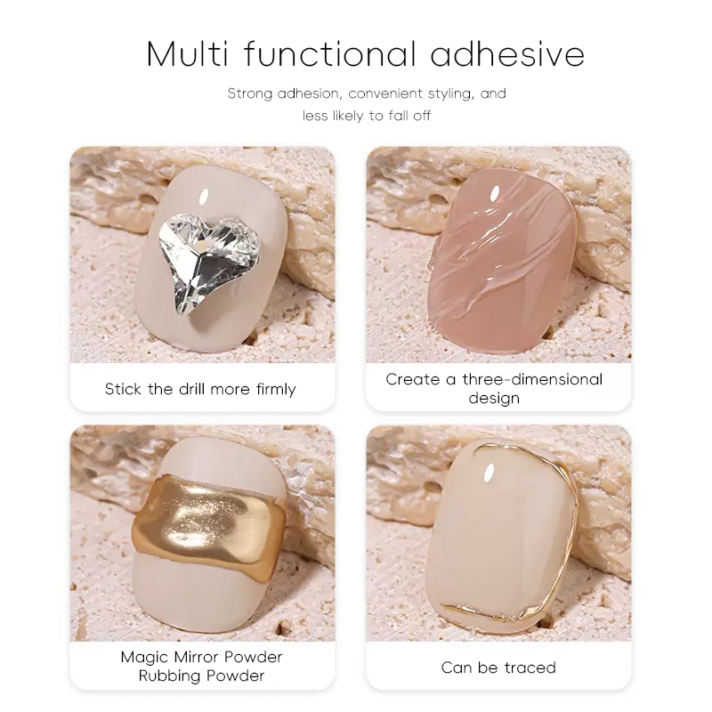 5ml 3D Clear Nail Gel Mirror P - Resin Art Gel recension och pris
