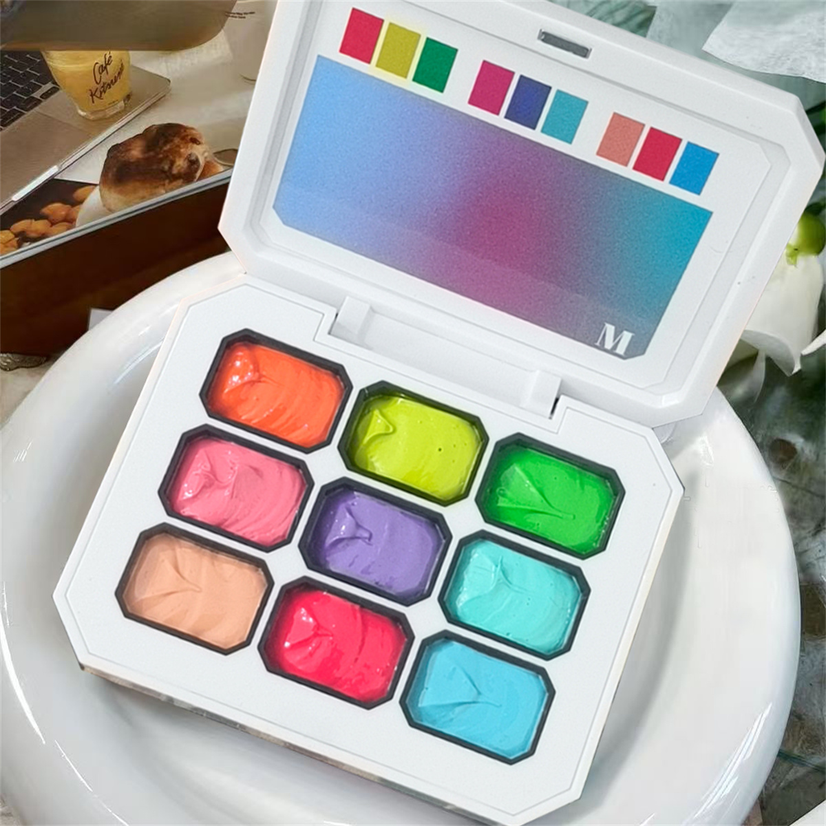 1pc 9-color solid nail polish  - Resin Art Gel recension och pris
