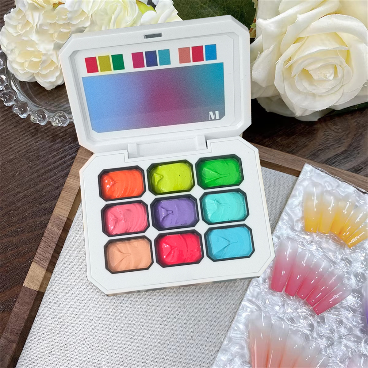 1pc 9-color solid nail polish  - Resin Art Gel recension och pris