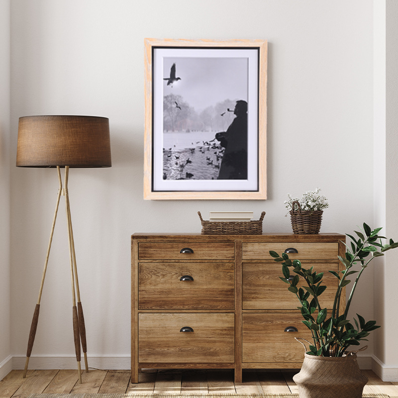 Large Wooden Picture Frame for - Resin Art Stand recension och pris