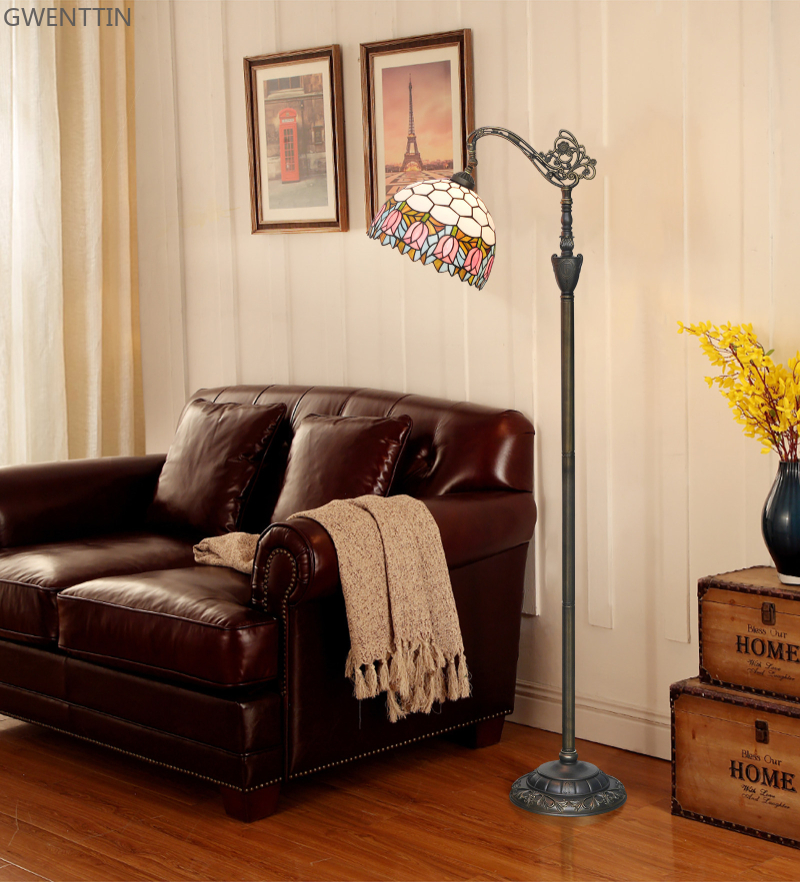 Tiffany Floor Lamps Flowers Ar - Resin Art Stand recension och pris