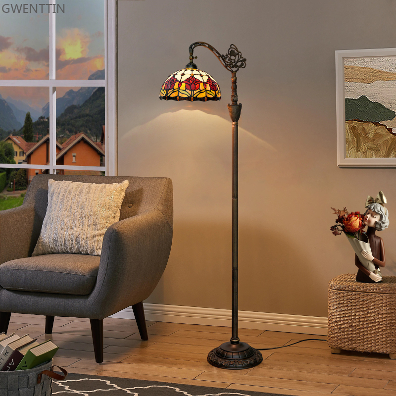 Tiffany Floor Lamps Flowers Ar - Resin Art Stand recension och pris