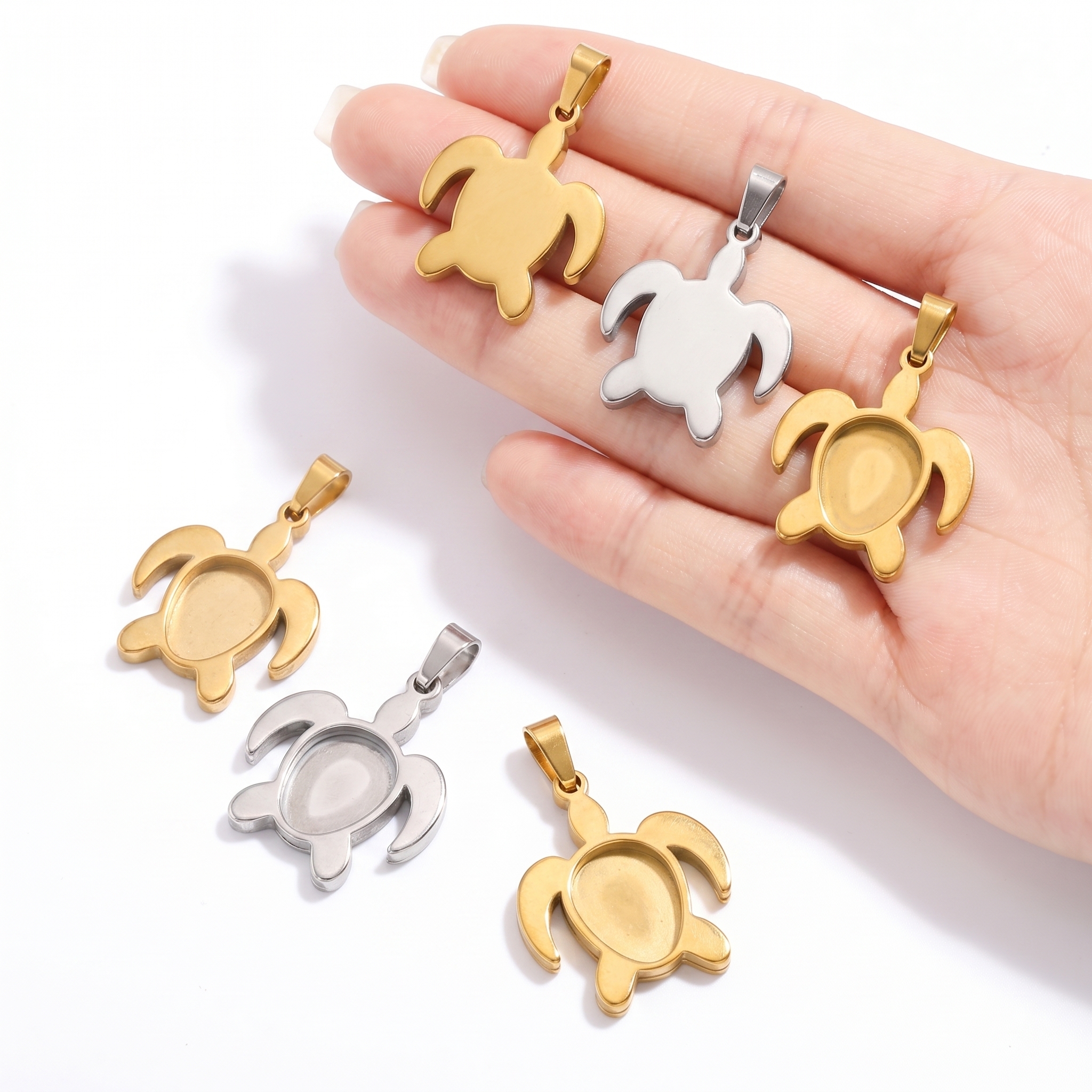 5pcs Stainless Steel Turtle Pe - Resin Art Diy Kit recension och pris