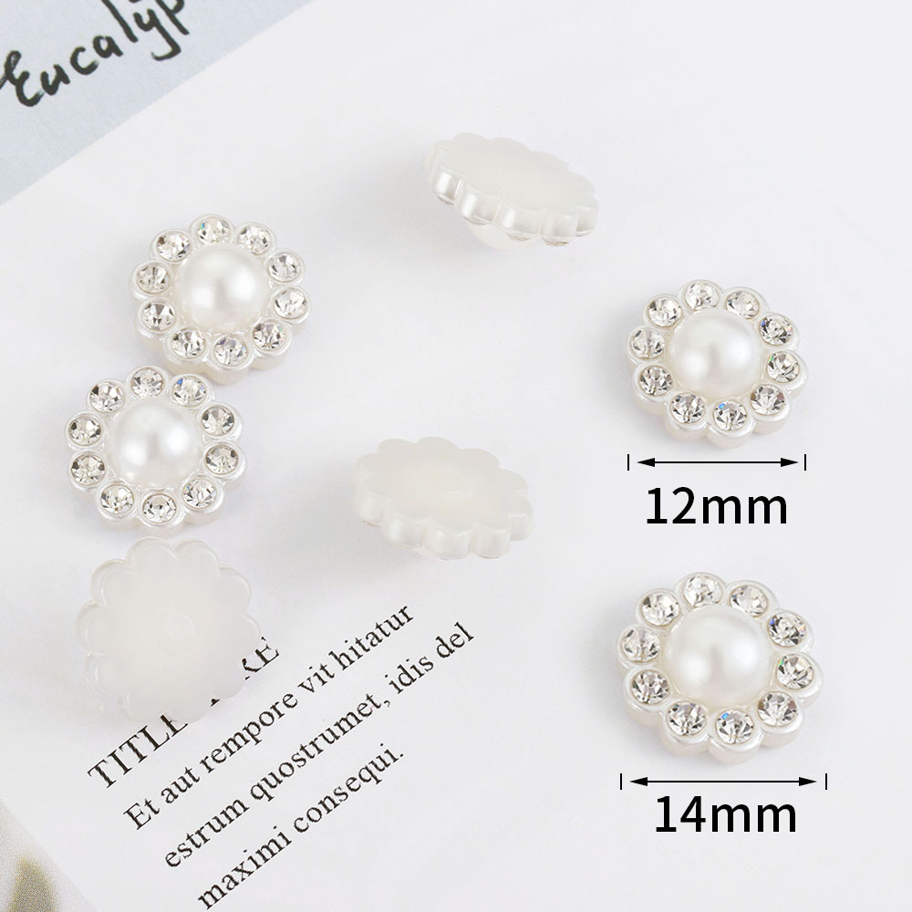 50pcs White Flat Imitation Pea - Resin Art Diy Kit recension och pris