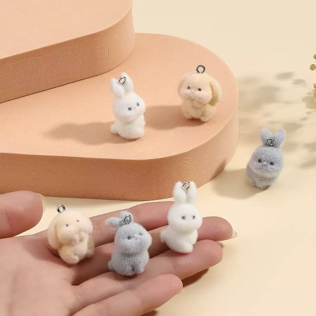 10pcs Flocking Little Rabbit R - Resin Art Diy Kit recension och pris