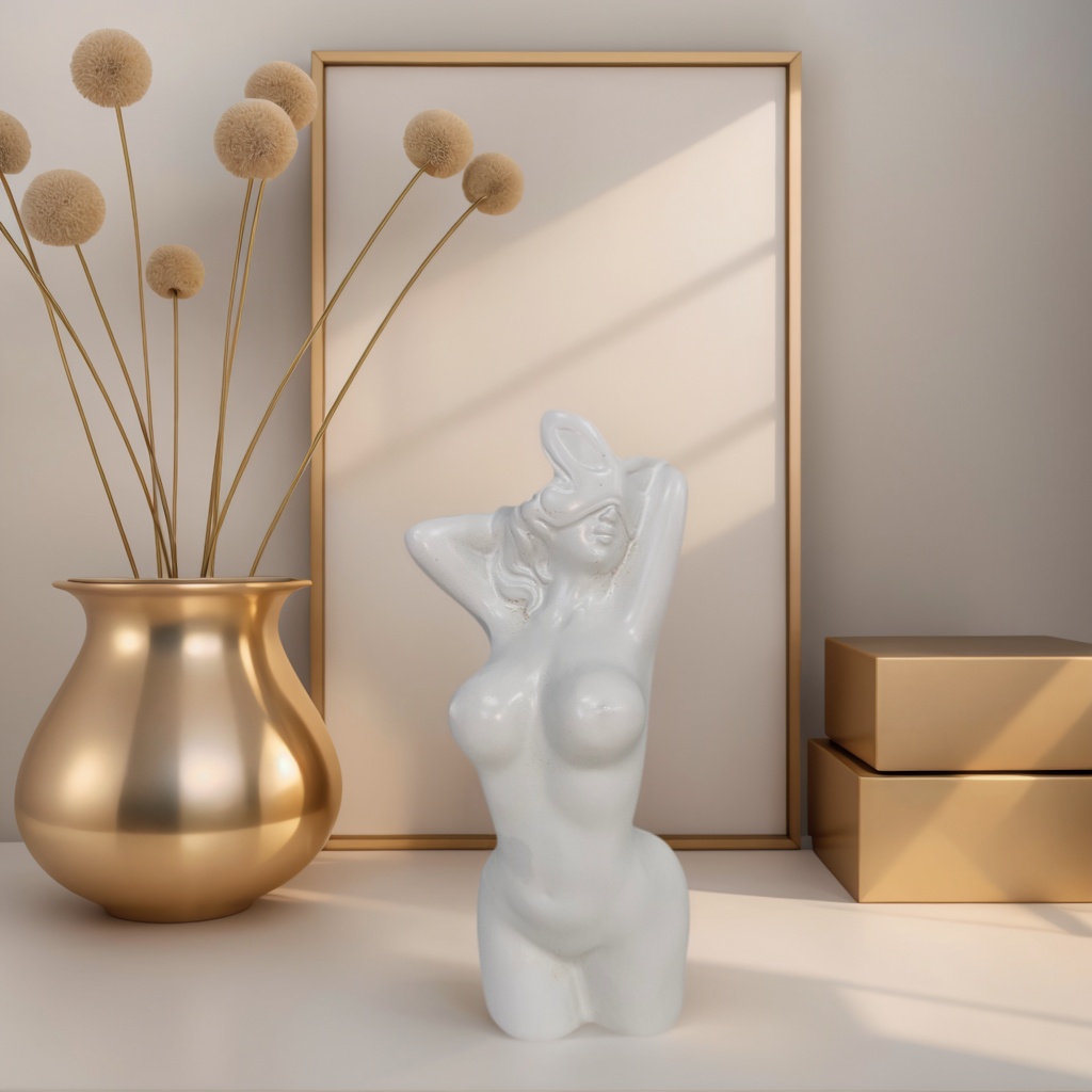 1 Piece of Artistic Human-Shap - Resin Art Decoration Items recension och pris
