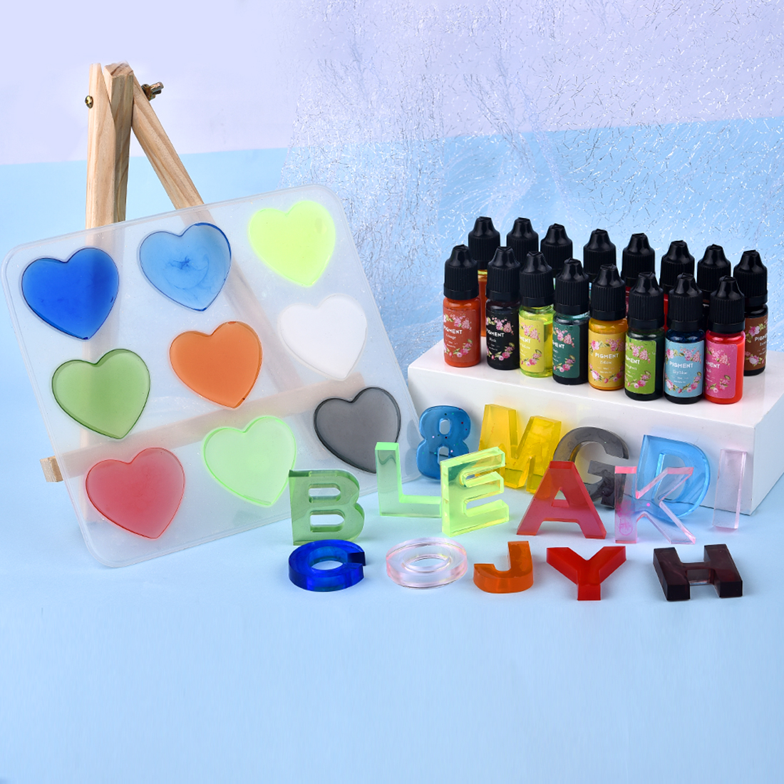 1 Set Resin Pigment Kit Art In - Resin Pigment Alcohol Ink recension och pris