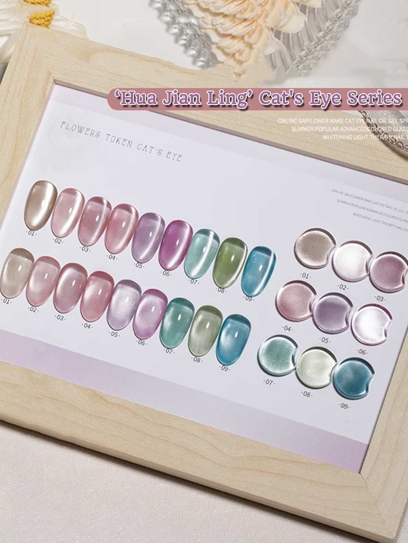 1-16PCS White Pink Ice Clear M - Resin Art Gel recension och pris