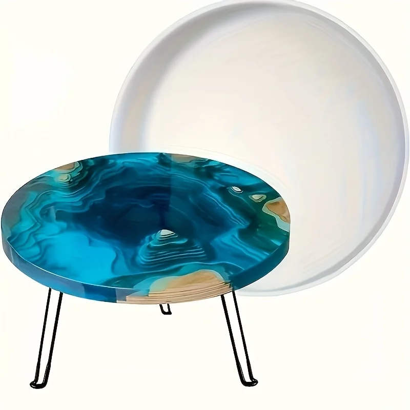 DIY Resin Round Table Silicone - Resin Art Gel recension och pris