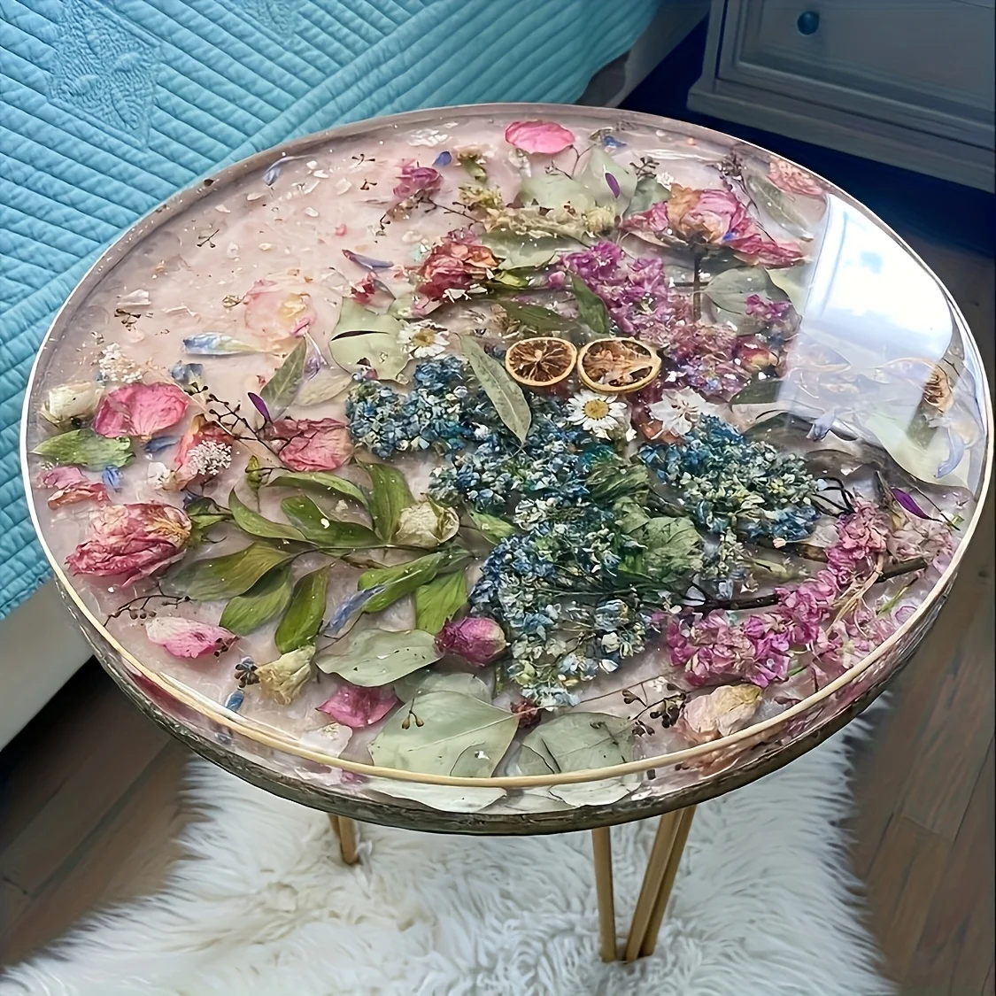 DIY Resin Round Table Silicone - Resin Art Gel recension och pris