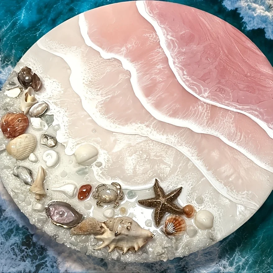 DIY Resin Round Table Silicone - Resin Art Gel recension och pris