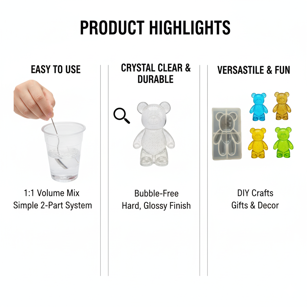 DIY Crystal Epoxy Resin Kit wi - Resin Art Stand recension och pris